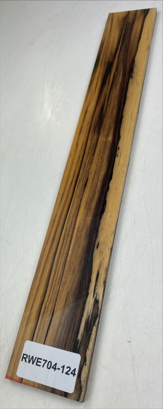 Fretboard Royal White Ebony, 560x75x9mm Unique Piece #124